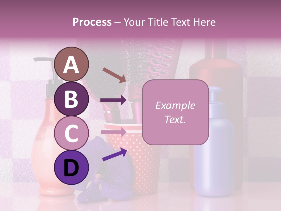 Coloring Orchid Laying PowerPoint Template