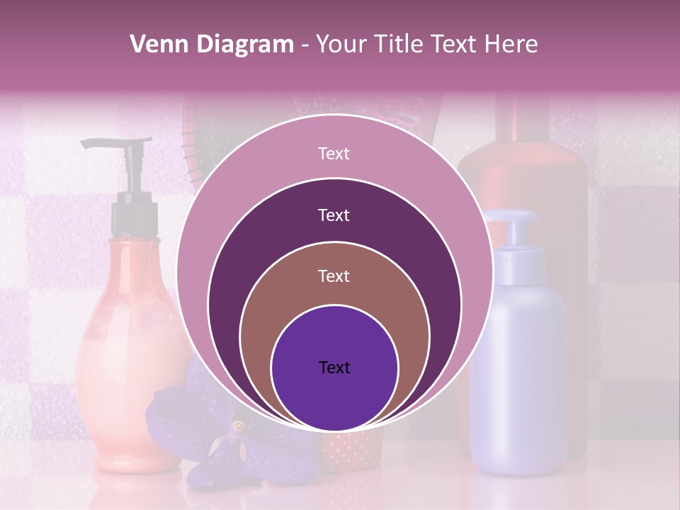 Coloring Orchid Laying PowerPoint Template