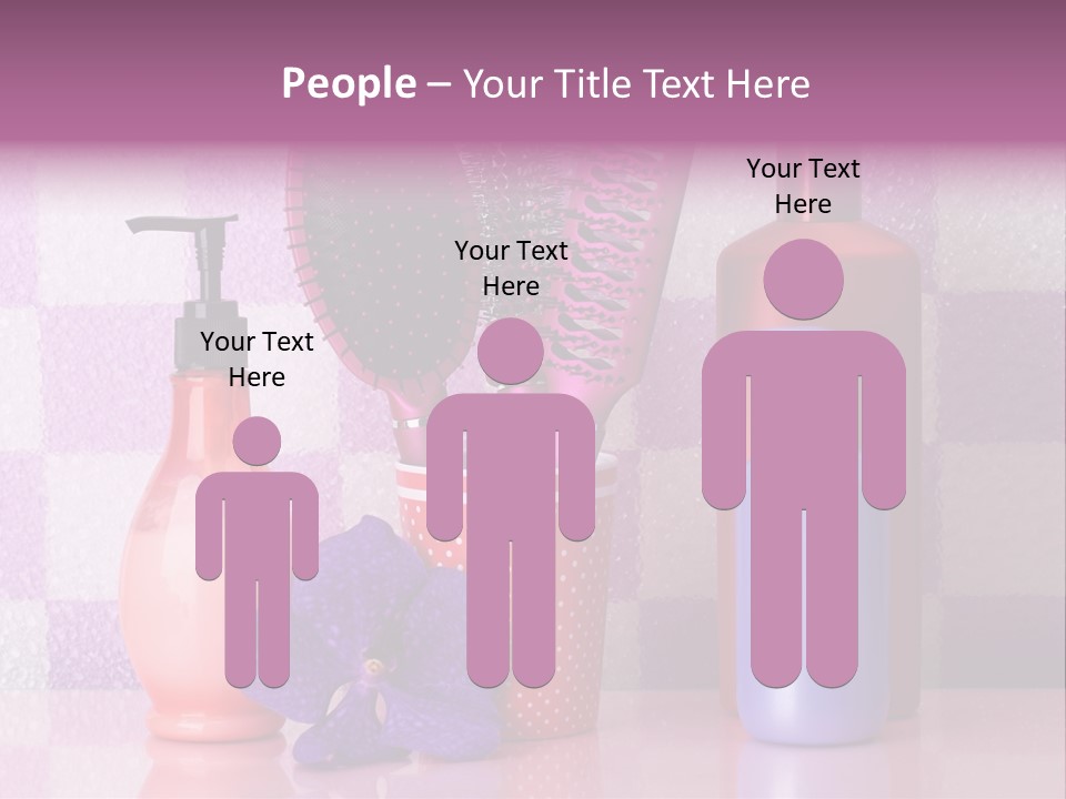 Coloring Orchid Laying PowerPoint Template