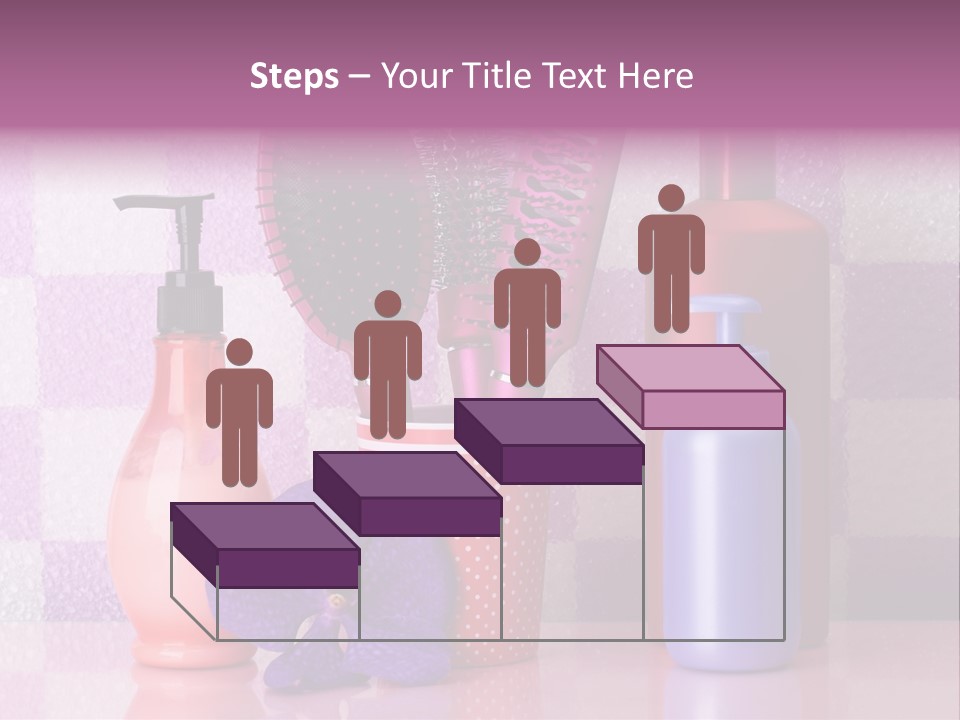 Coloring Orchid Laying PowerPoint Template