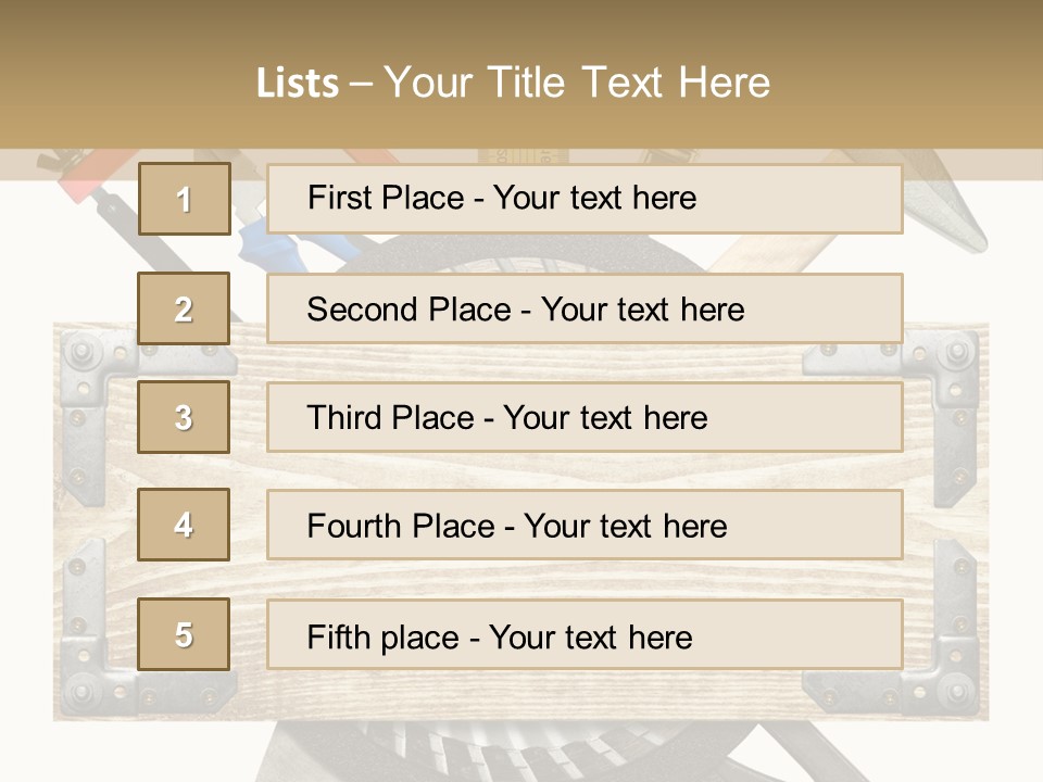 Tools Industrial Construction PowerPoint Template