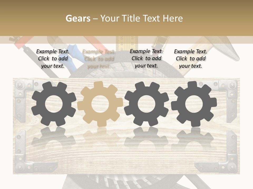 Tools Industrial Construction PowerPoint Template