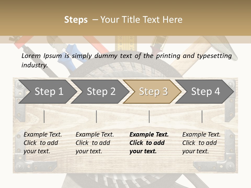 Tools Industrial Construction PowerPoint Template