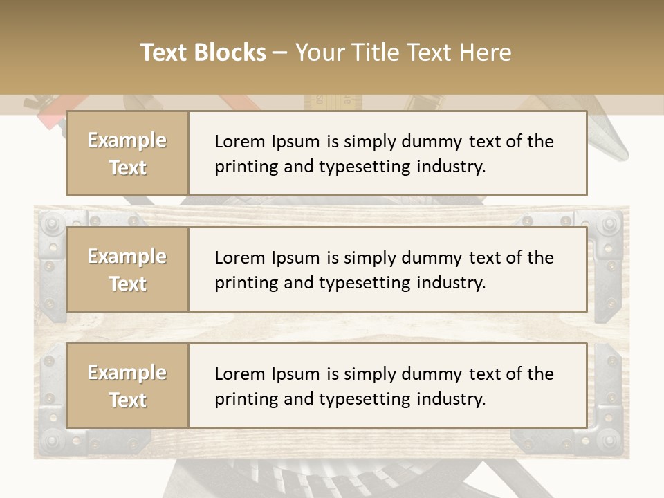 Tools Industrial Construction PowerPoint Template