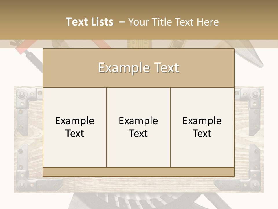 Tools Industrial Construction PowerPoint Template