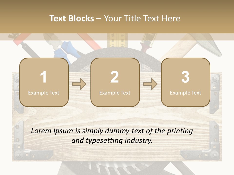 Tools Industrial Construction PowerPoint Template