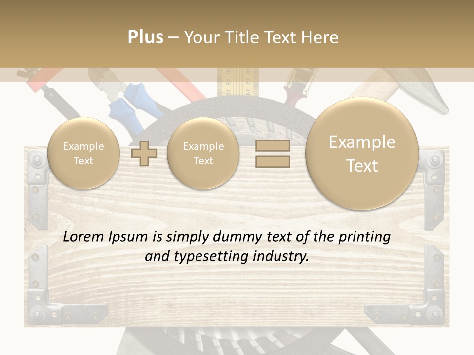 Tools Industrial Construction PowerPoint Template