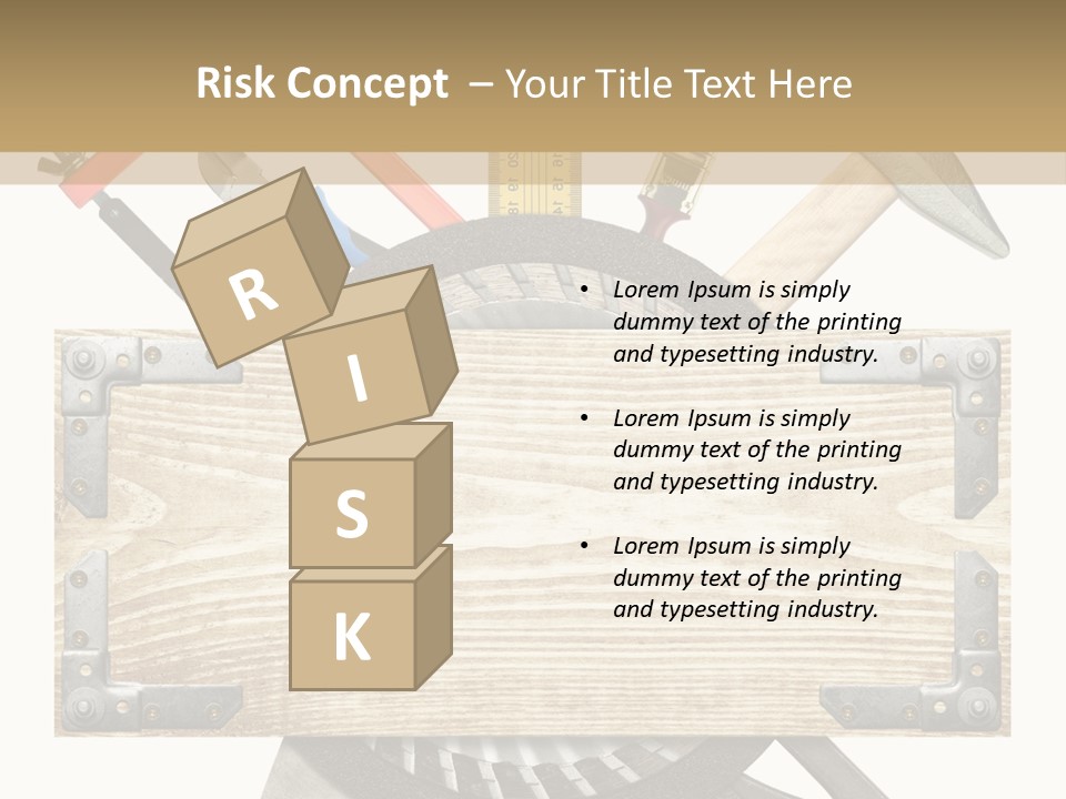 Tools Industrial Construction PowerPoint Template