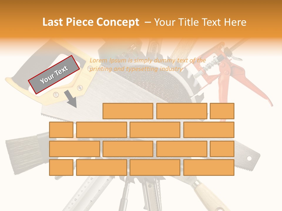 Closeup Silicone Equipment PowerPoint Template