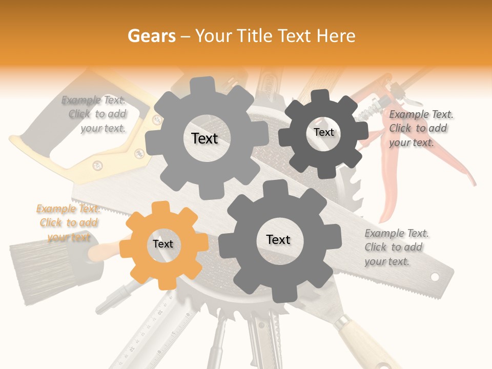 Closeup Silicone Equipment PowerPoint Template