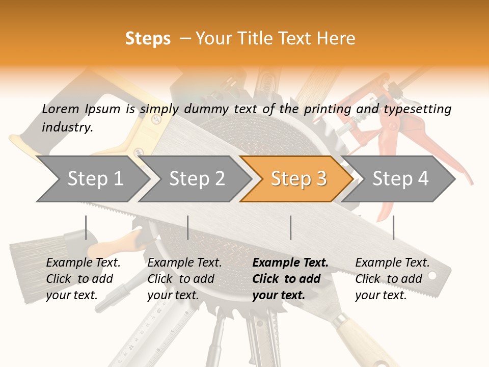 Closeup Silicone Equipment PowerPoint Template