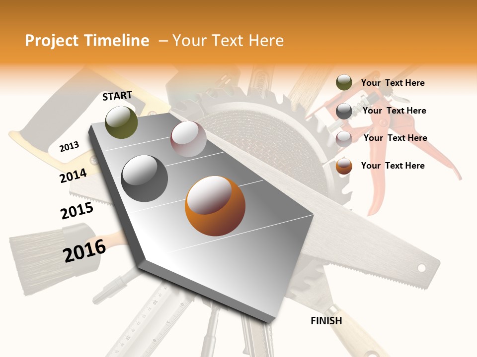 Closeup Silicone Equipment PowerPoint Template