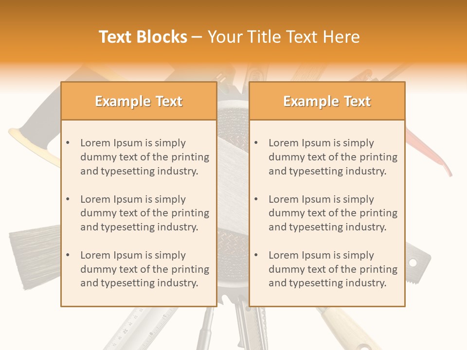 Closeup Silicone Equipment PowerPoint Template