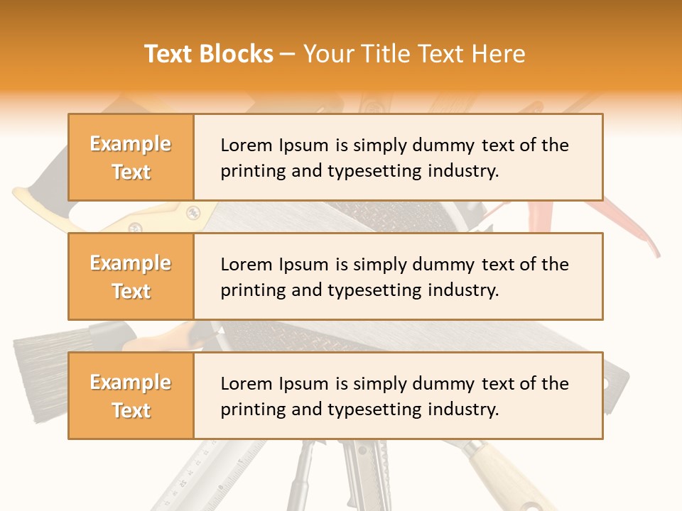 Closeup Silicone Equipment PowerPoint Template