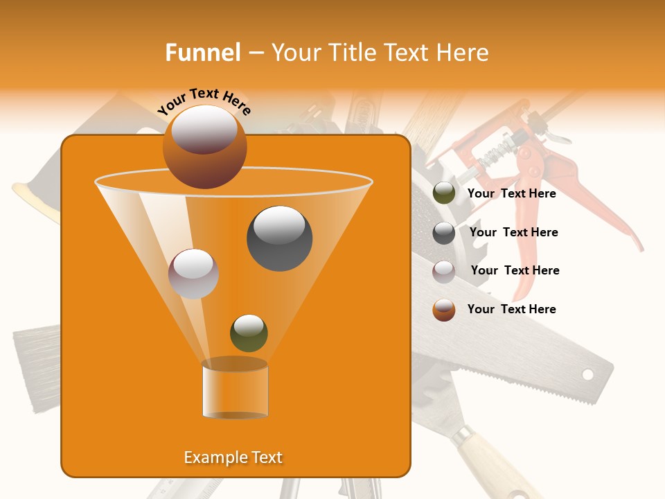 Closeup Silicone Equipment PowerPoint Template