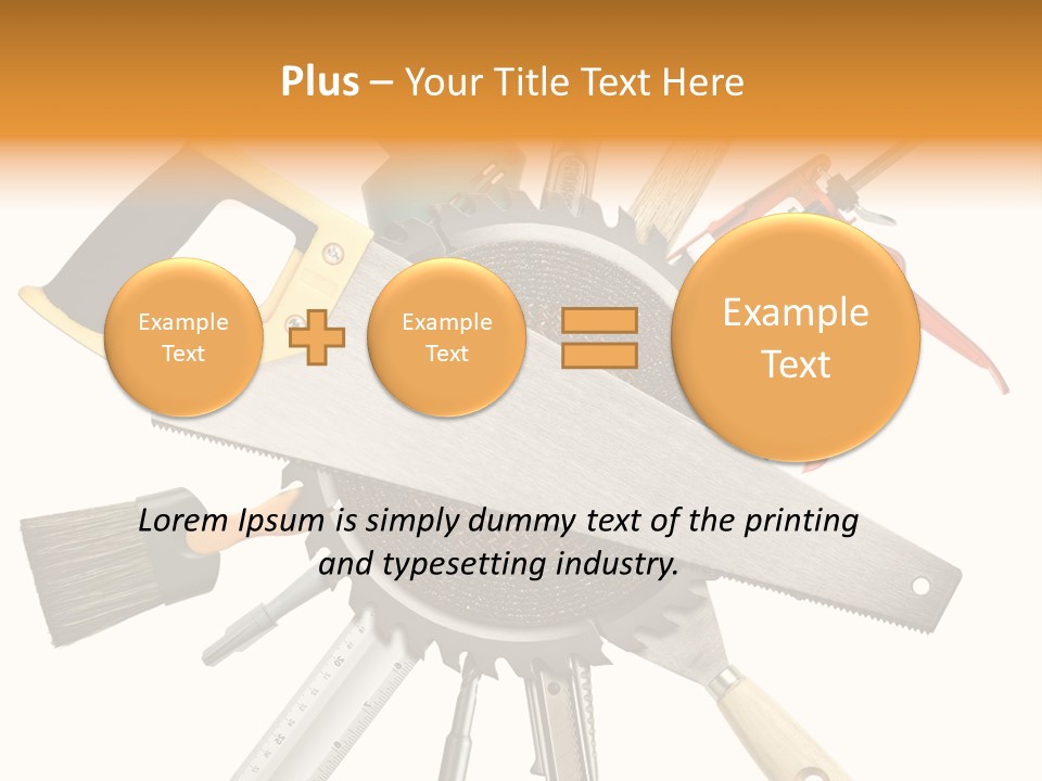 Closeup Silicone Equipment PowerPoint Template