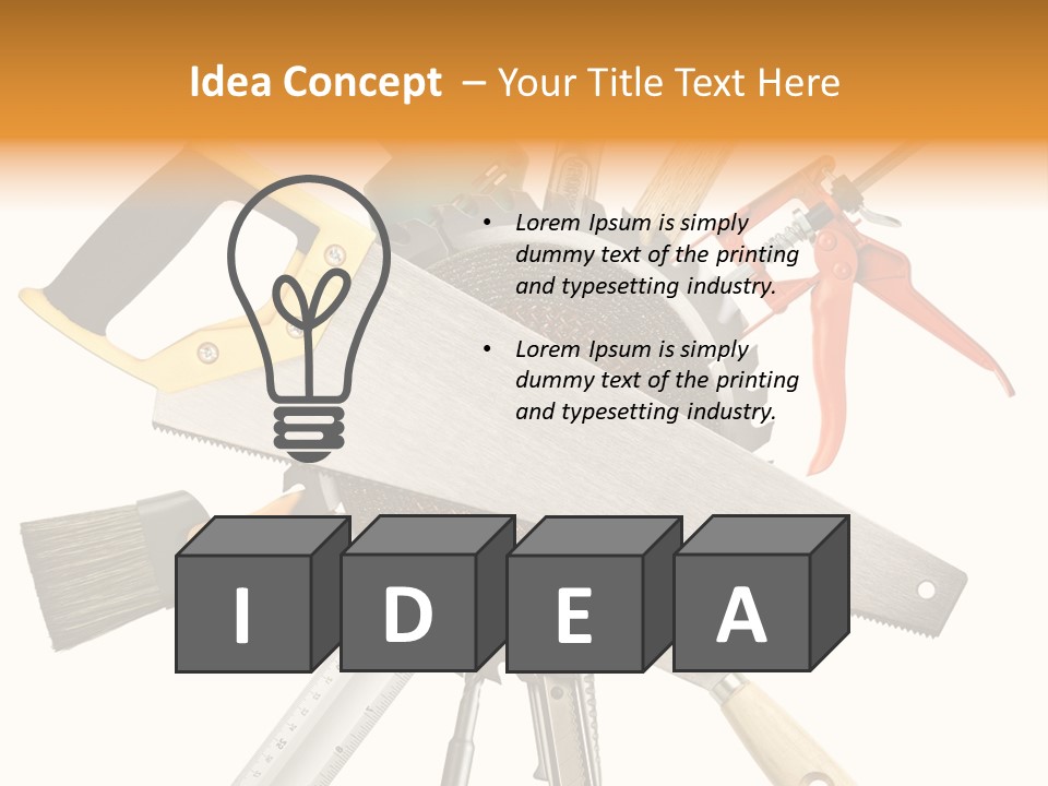 Closeup Silicone Equipment PowerPoint Template