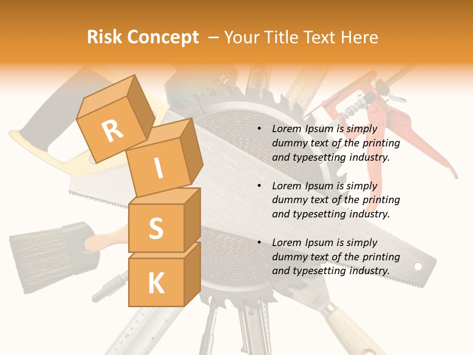 Closeup Silicone Equipment PowerPoint Template
