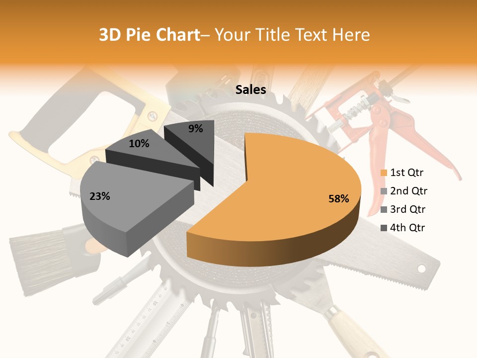 Closeup Silicone Equipment PowerPoint Template