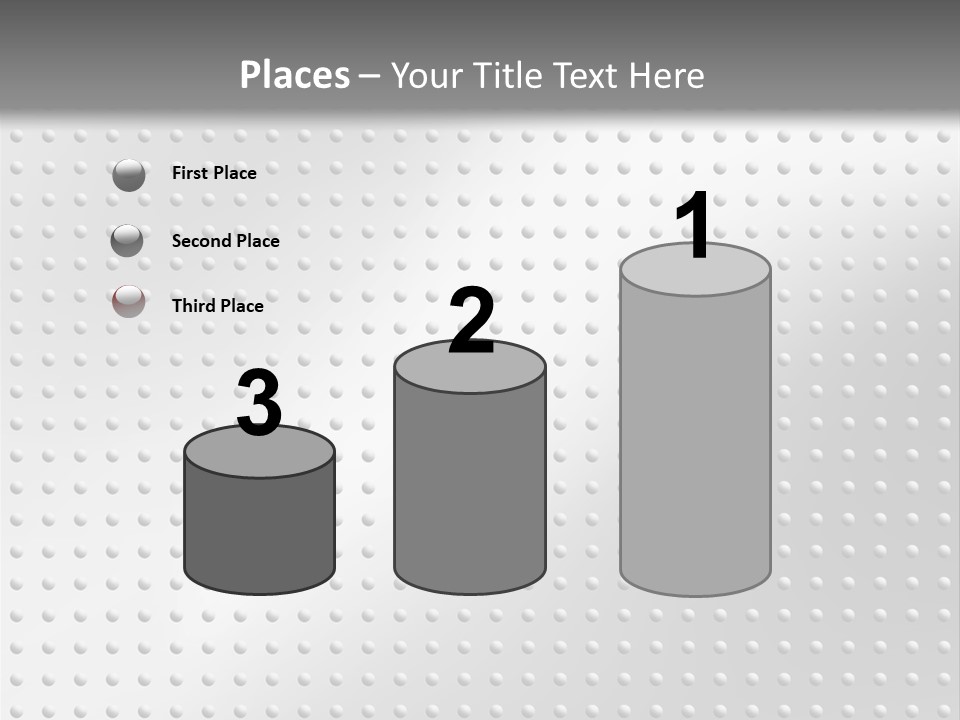 Dark Reflection White PowerPoint Template