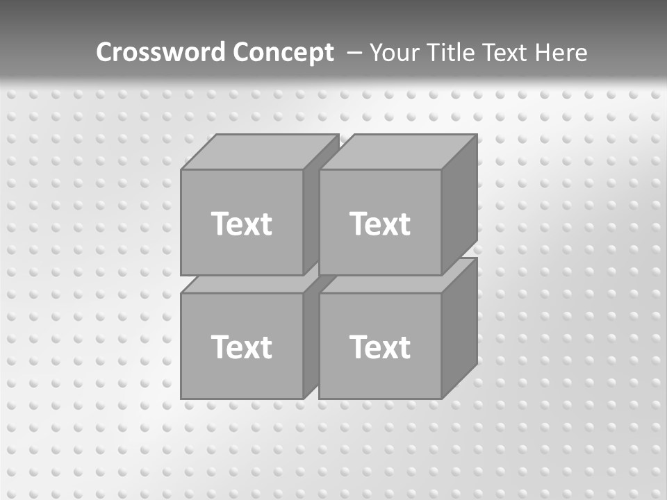 Dark Reflection White PowerPoint Template