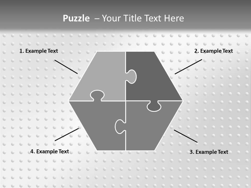 Dark Reflection White PowerPoint Template