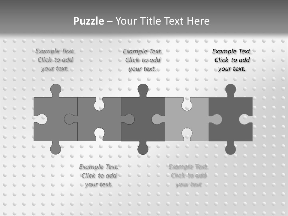 Dark Reflection White PowerPoint Template