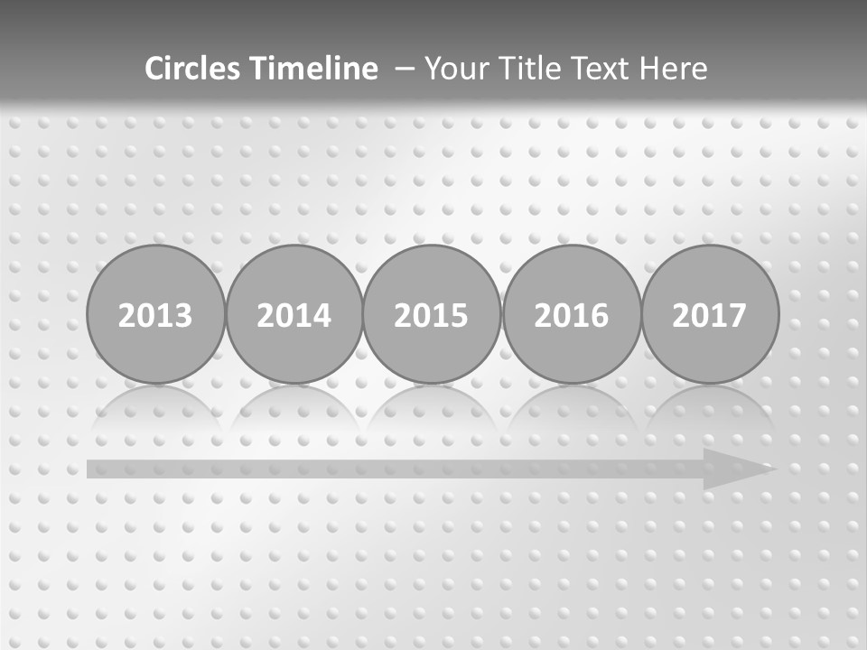 Dark Reflection White PowerPoint Template