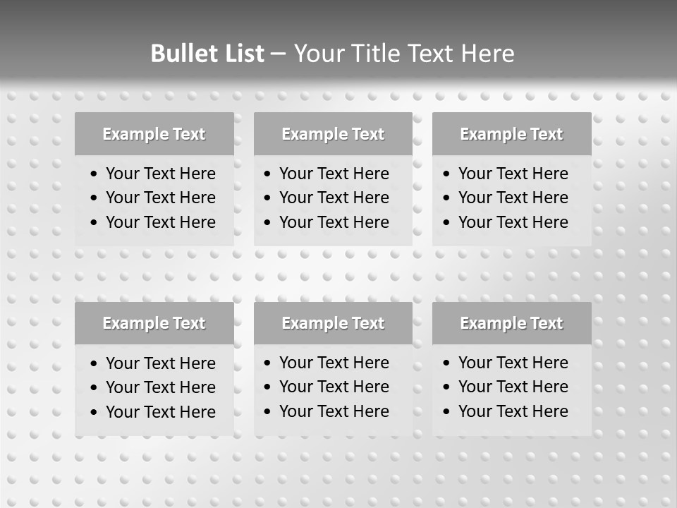 Dark Reflection White PowerPoint Template