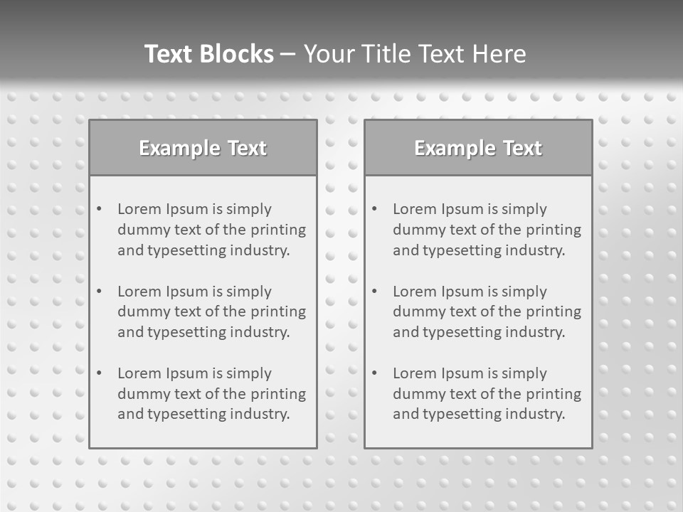 Dark Reflection White PowerPoint Template
