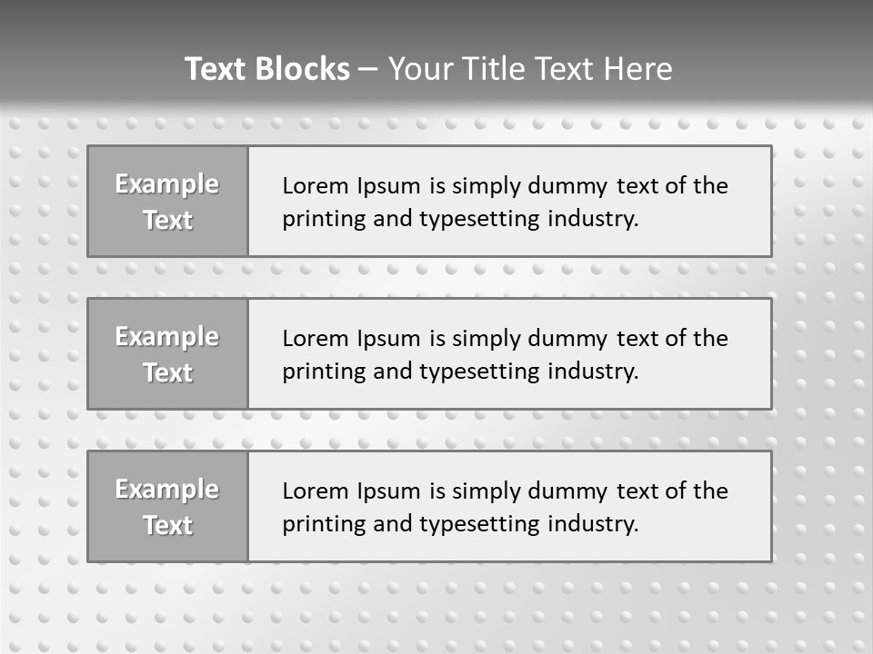 Dark Reflection White PowerPoint Template