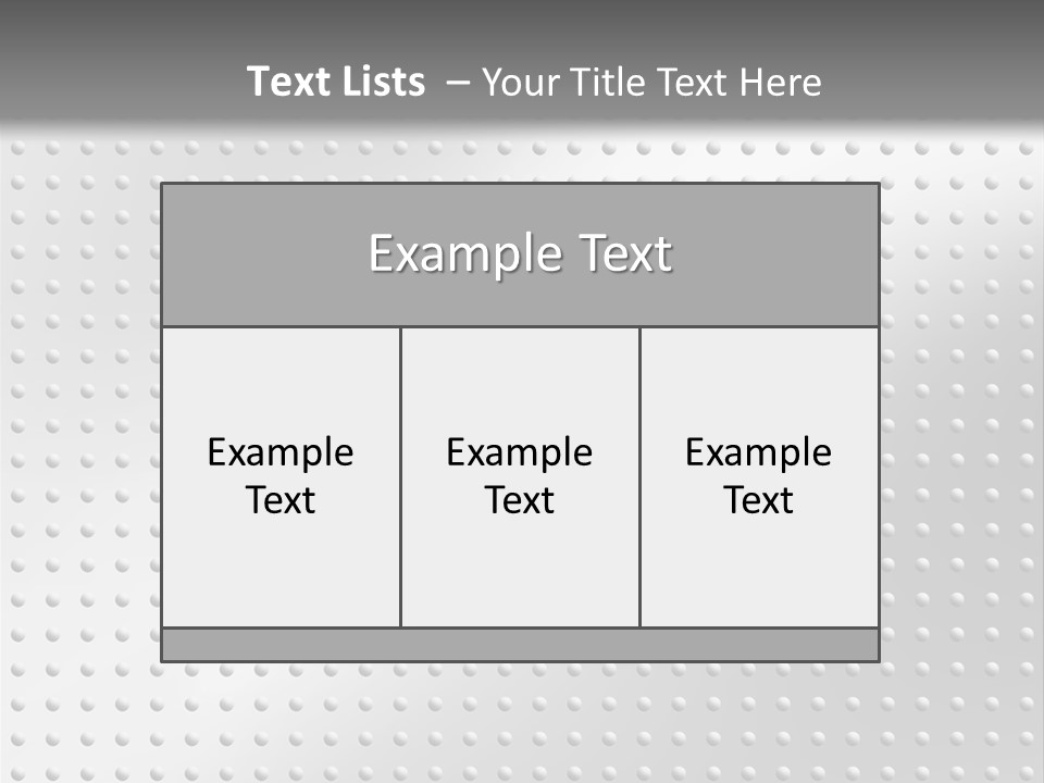 Dark Reflection White PowerPoint Template