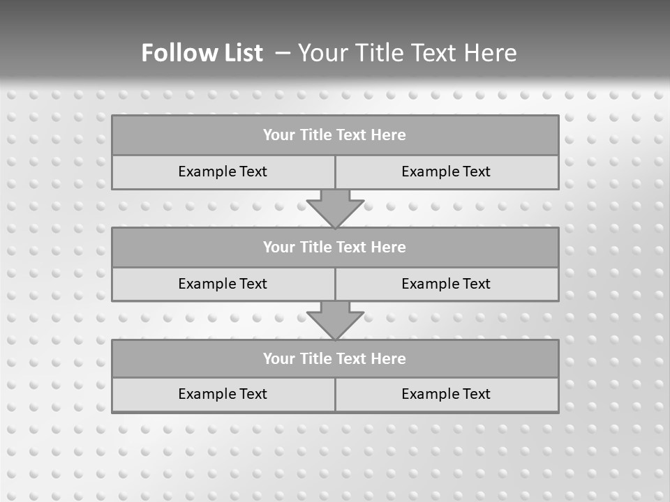 Dark Reflection White PowerPoint Template