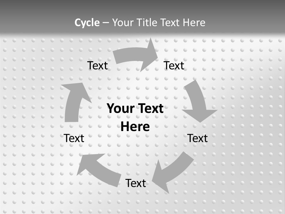 Dark Reflection White PowerPoint Template