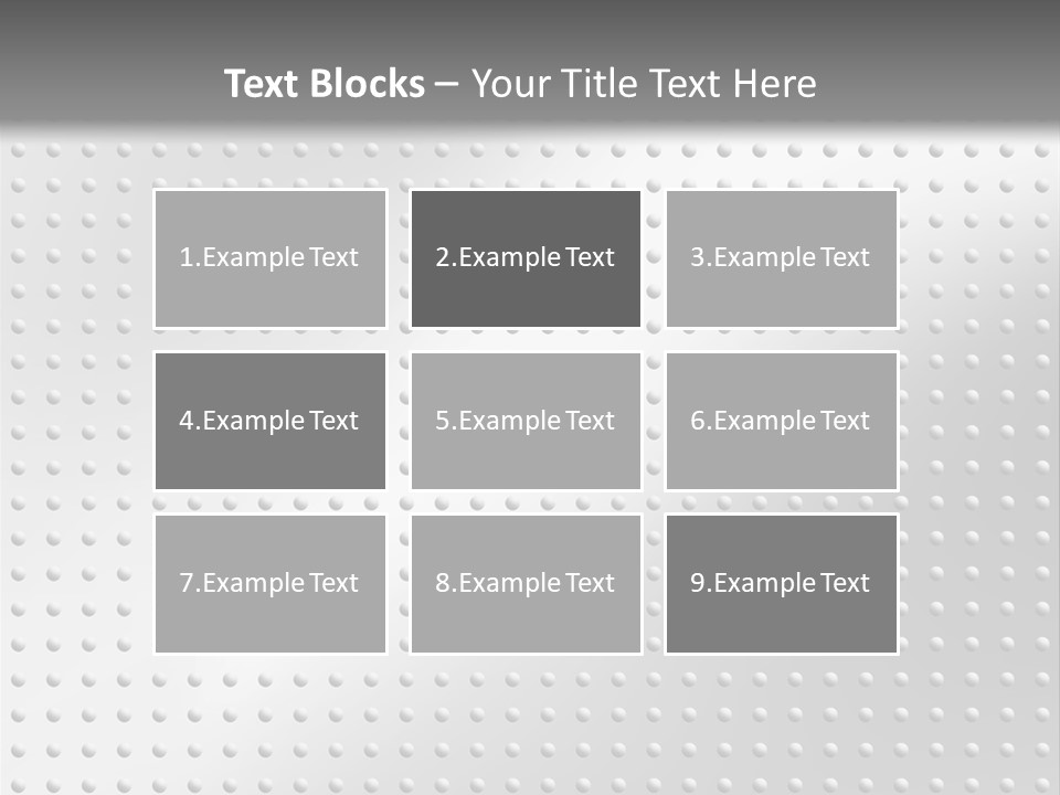 Dark Reflection White PowerPoint Template
