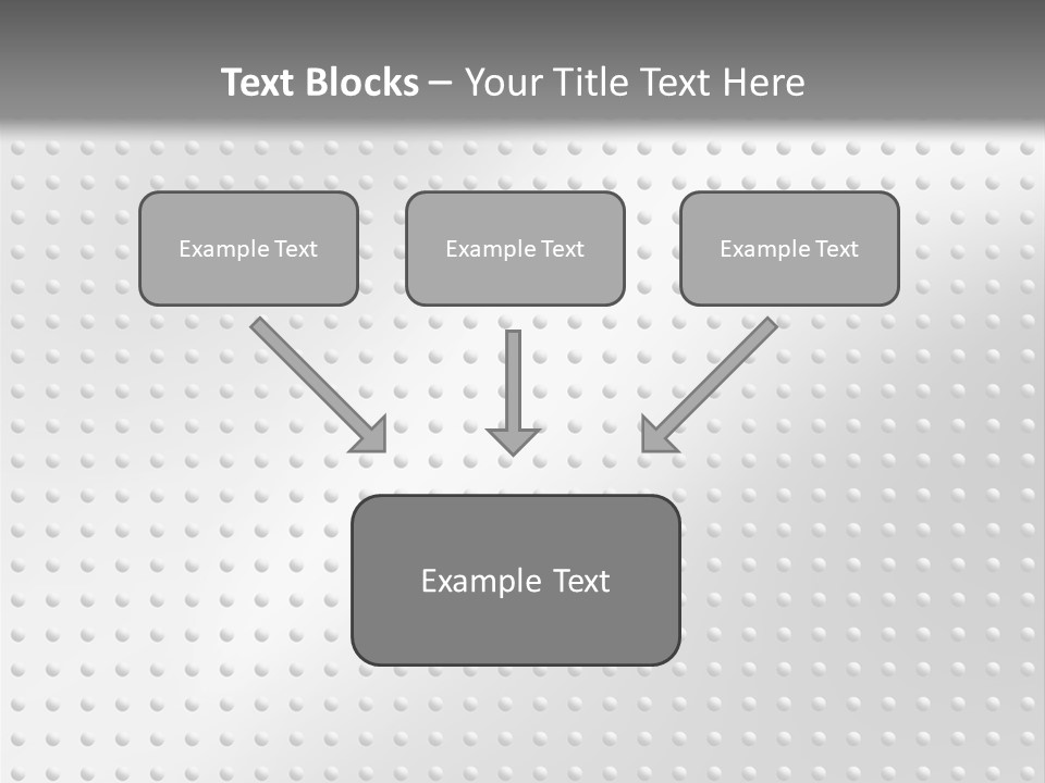 Dark Reflection White PowerPoint Template