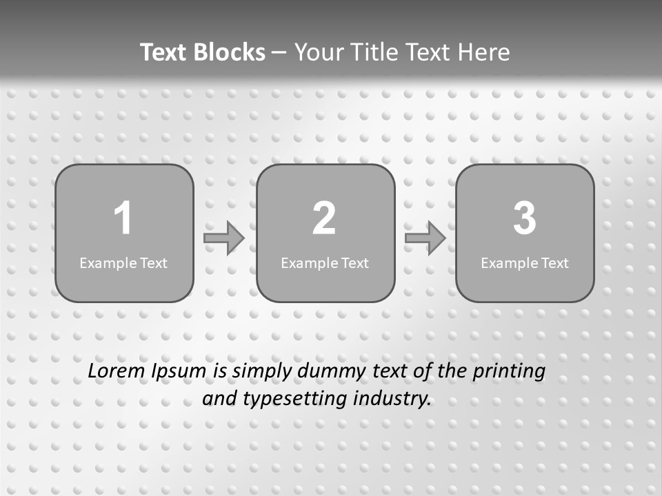 Dark Reflection White PowerPoint Template
