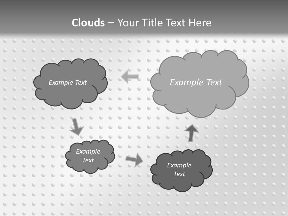 Dark Reflection White PowerPoint Template