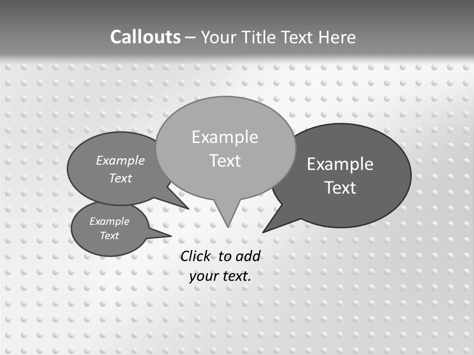 Dark Reflection White PowerPoint Template