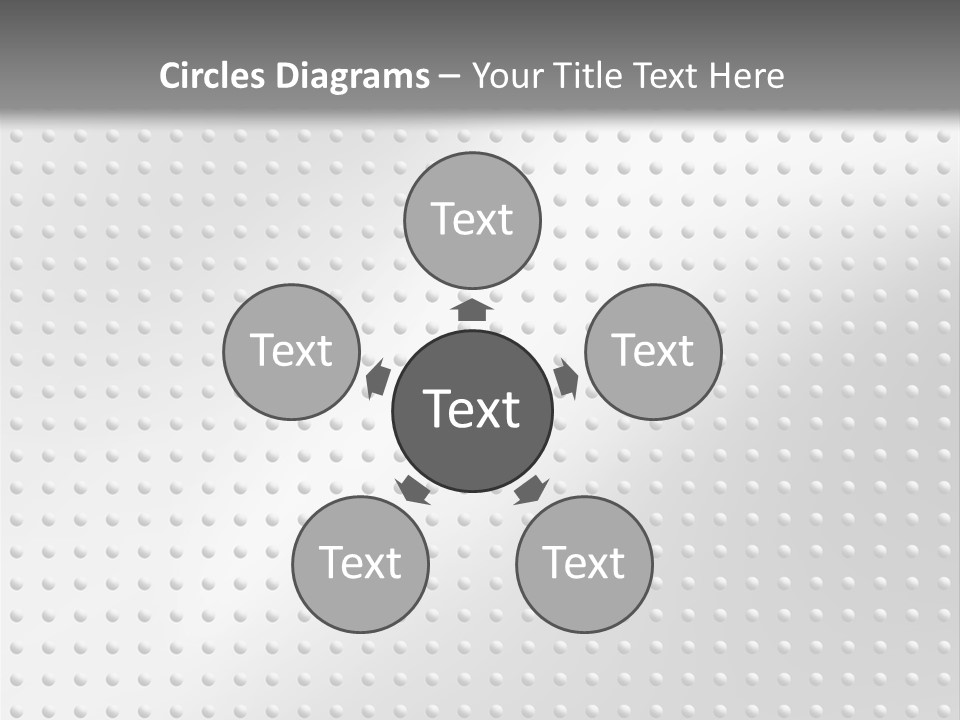 Dark Reflection White PowerPoint Template