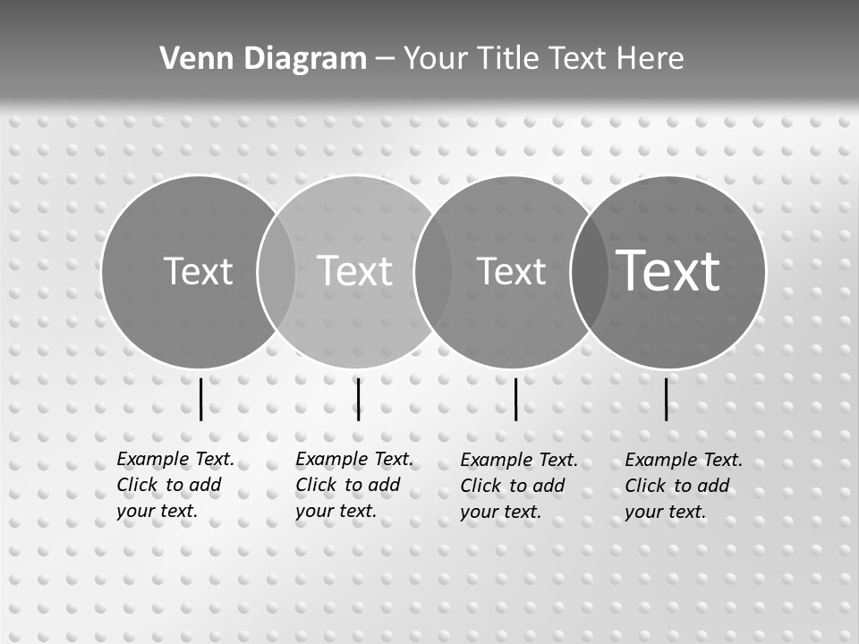 Dark Reflection White PowerPoint Template