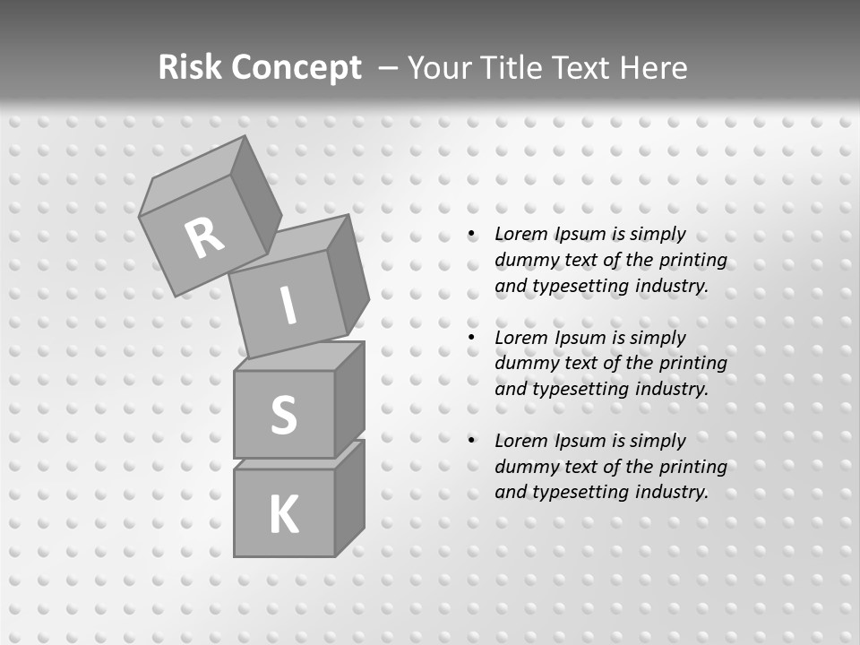 Dark Reflection White PowerPoint Template