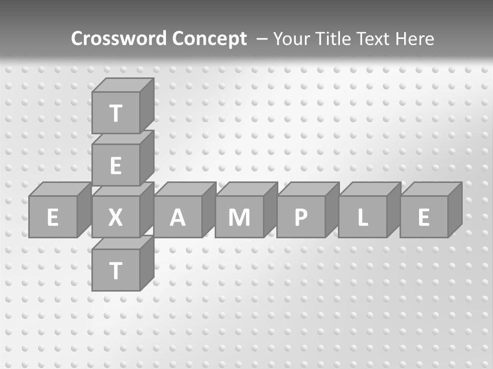 Dark Reflection White PowerPoint Template