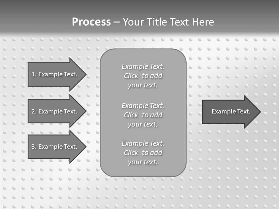 Dark Reflection White PowerPoint Template