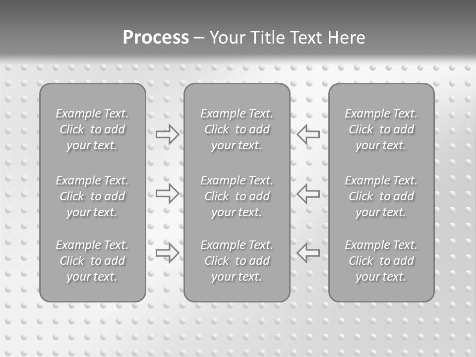 Dark Reflection White PowerPoint Template
