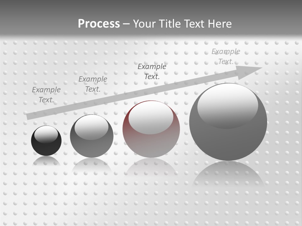 Dark Reflection White PowerPoint Template