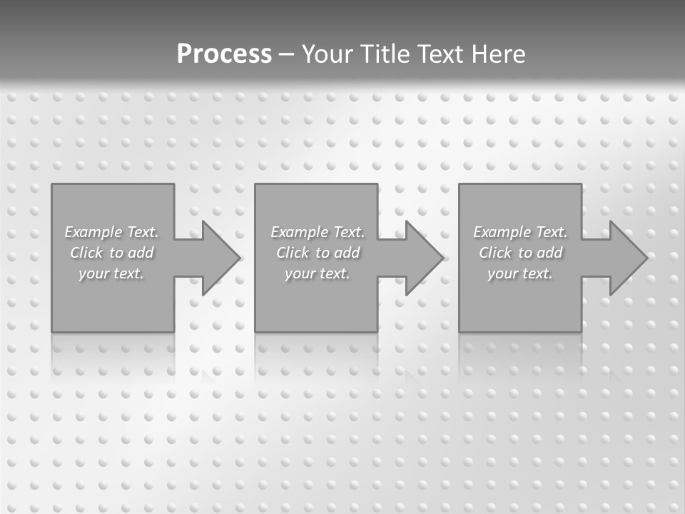 Dark Reflection White PowerPoint Template