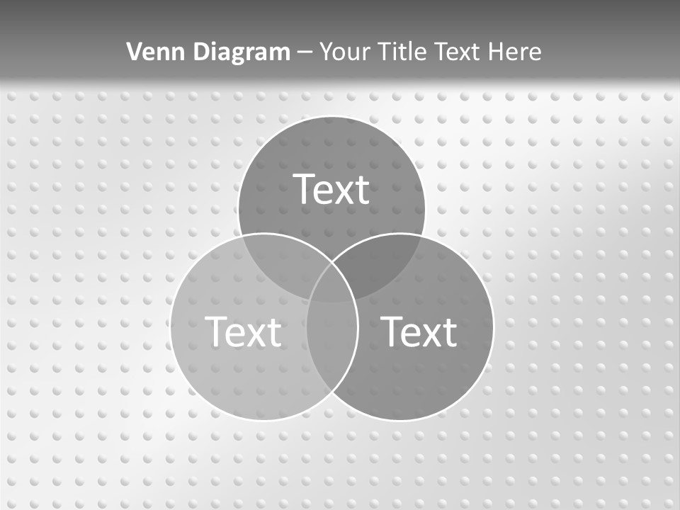 Dark Reflection White PowerPoint Template