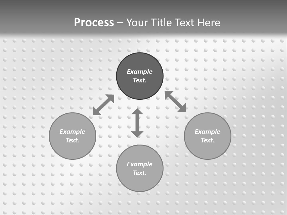 Dark Reflection White PowerPoint Template