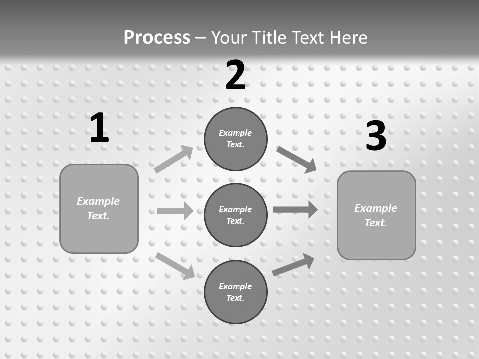 Dark Reflection White PowerPoint Template